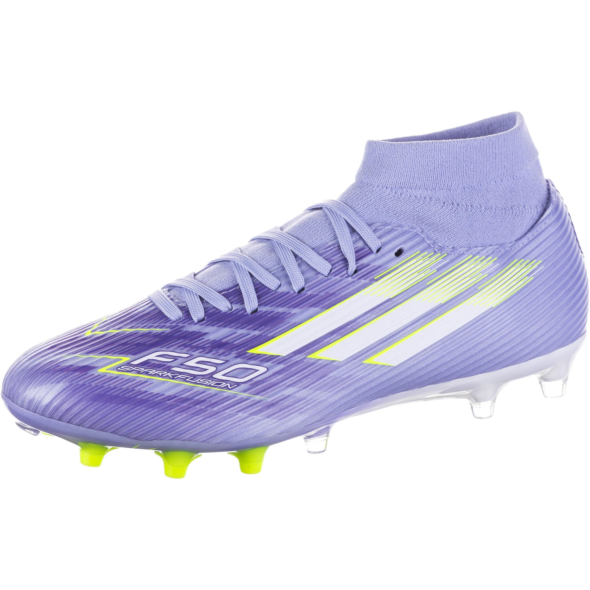 Ghete de fotbal 'F50 Sparkfusion League' de la ADIDAS PERFORMANCE pe mov: față
