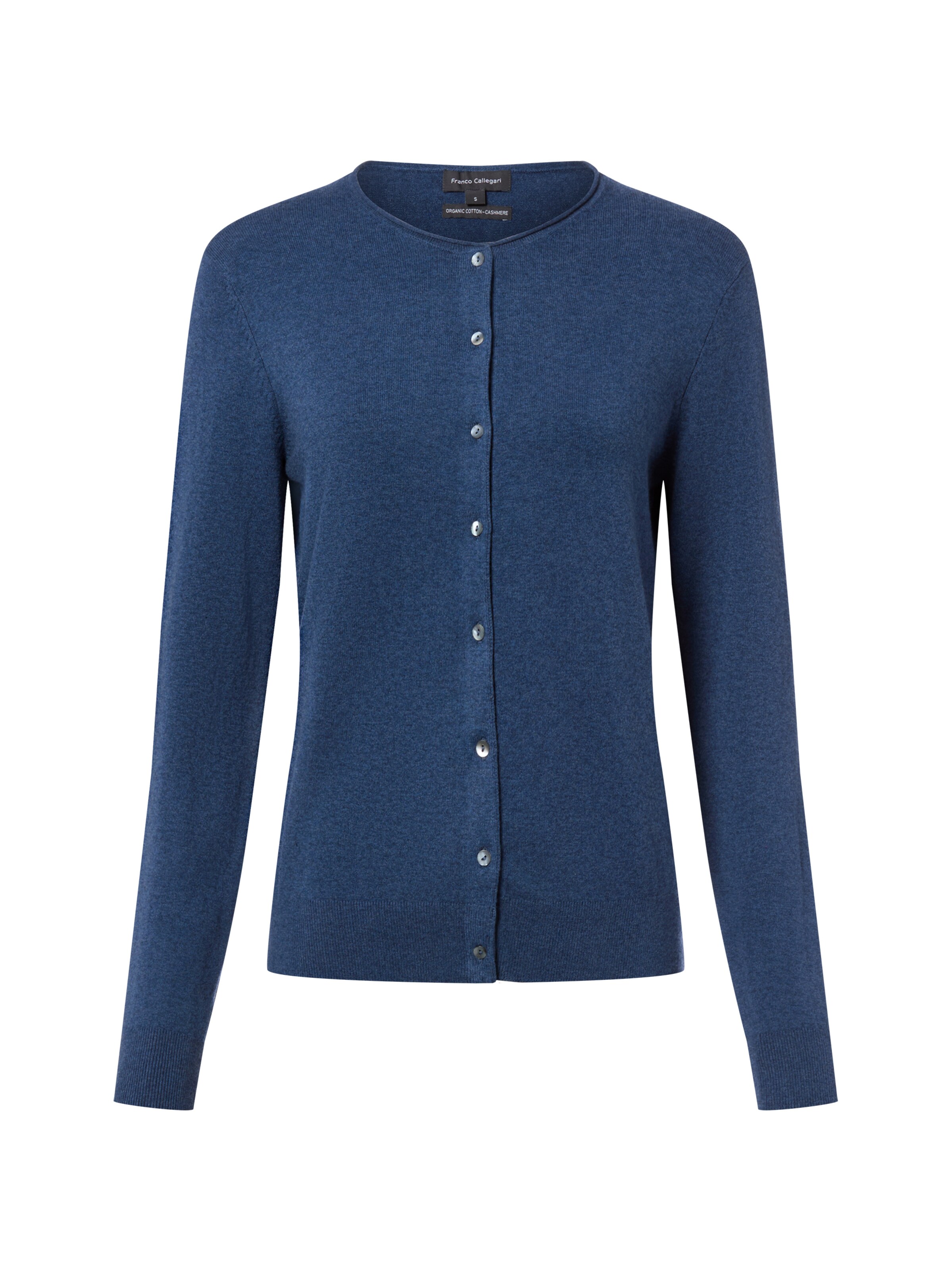 Franco Callegari Knit Cardigan in Blue: front