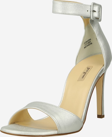 Paul Green Strap Sandals in Silver: front