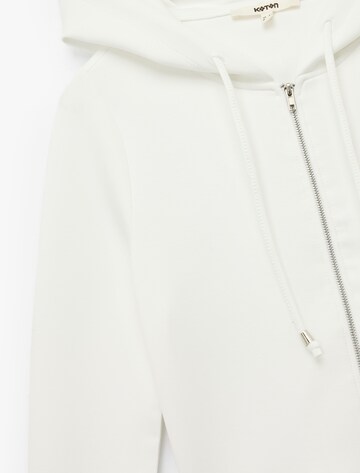 Koton Sweatvest in Wit