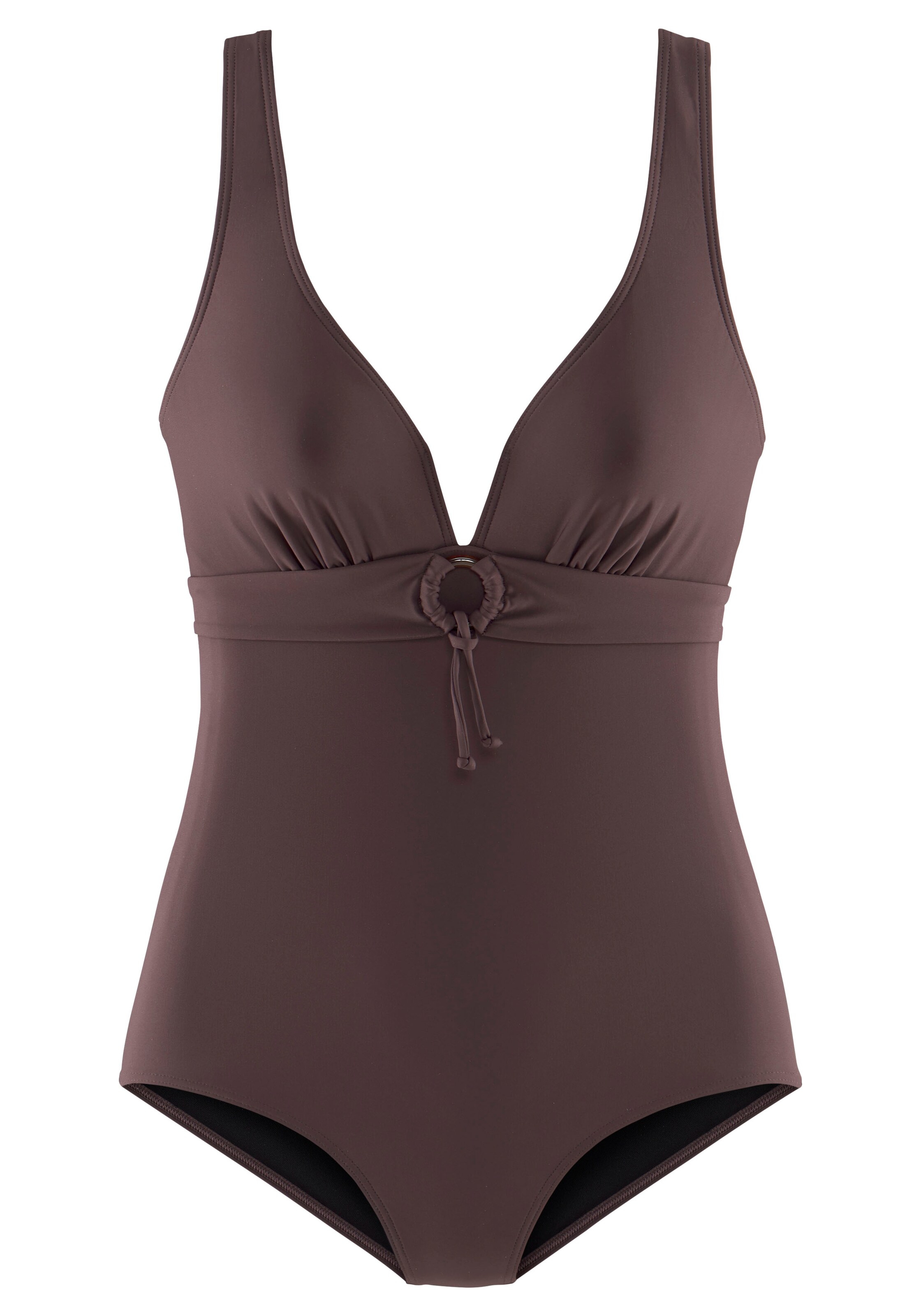 Bustier Maillot de bain s.Oliver en marron : devant