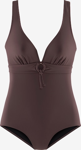 s.Oliver Swimsuit in Brown: front