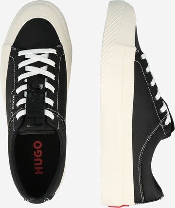 HUGO Platform trainers 'Dyer' in Black