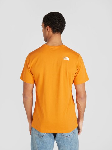 THE NORTH FACE Shirt 'EASY' in Oranje