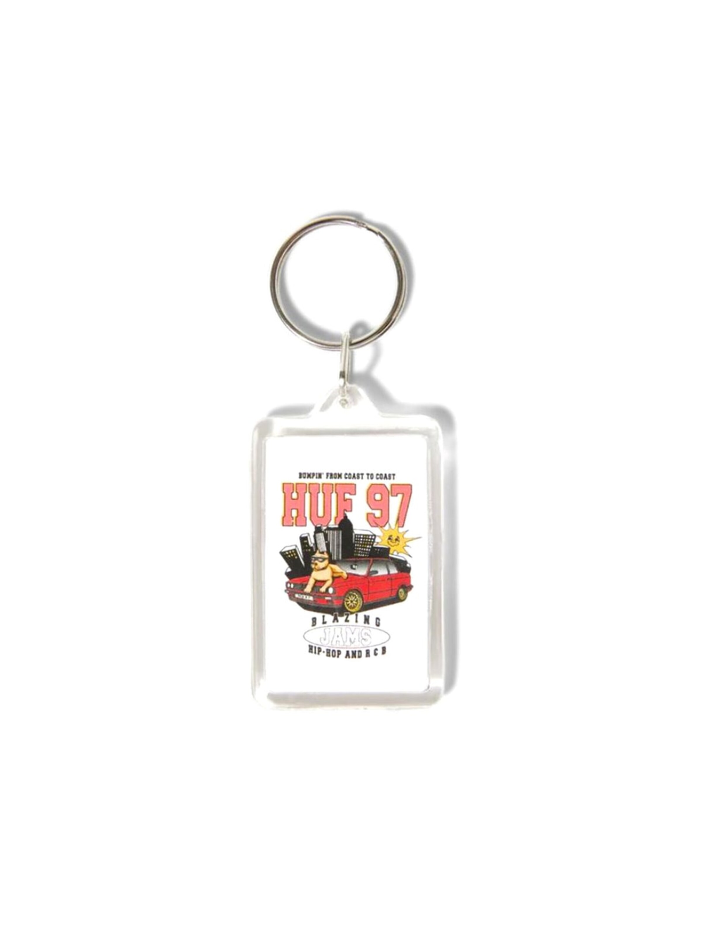 HUF Sleutelhanger '97 KEYCHAIN MULTICOLOR' in Gemengde kleuren: voorkant