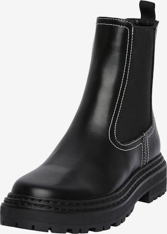 PIECES Chelsea boots 'RIKKA' in Zwart: voorkant