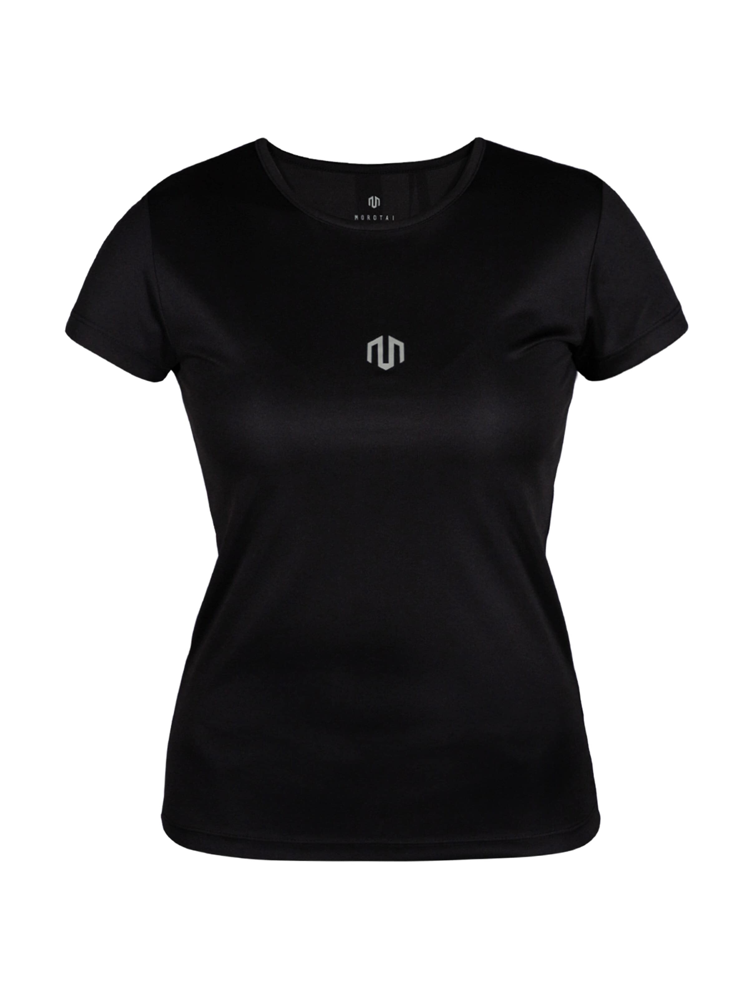 MOROTAI - Camiseta funcional 'LIGHT' en negro: frente
