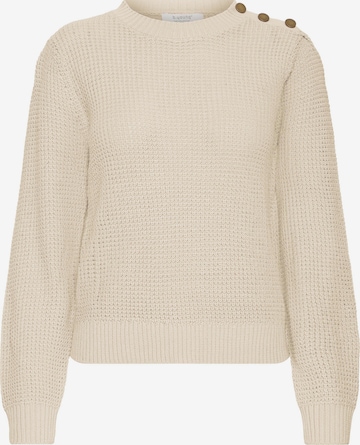 b.young - Pullover em bege: frente