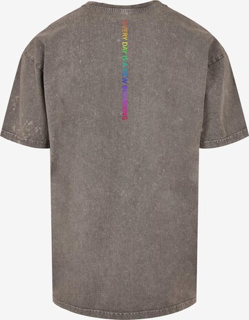 Maglietta 'Hope Rainbow' di Merchcode in grigio