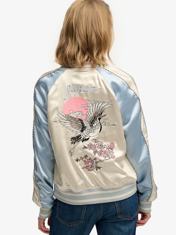 Superdry & Co Tussenjas 'SUIKAJAN' in Blauw: voorkant