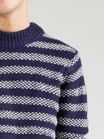 Casual Friday - Pullover 'CF KARL' em azul