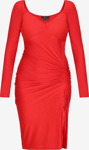 faina - Vestido 'Festive' em vermelho: frente