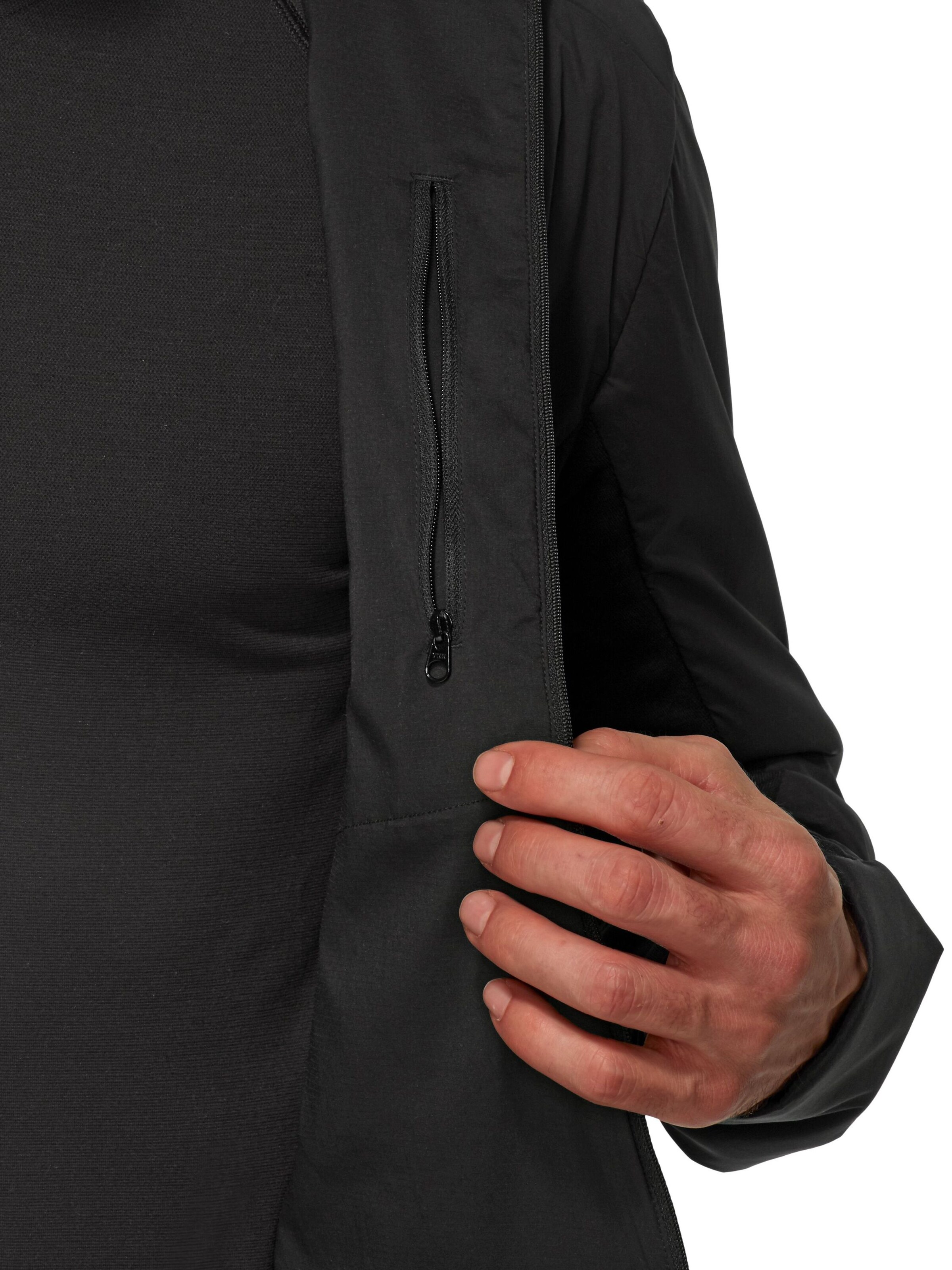 MAMMUT Outdoorjacke ‘Rime Light Flex’ in Schwarz