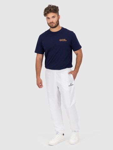Sergio Tacchini Regular Workout Pants ' CARSON 024 PL' in White