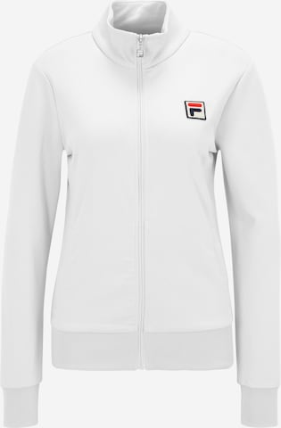 FILA Sweat jacket 'LUBNA' in White: front