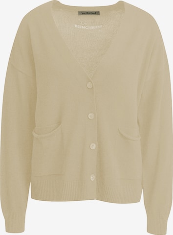 bēšs Smith&Soul Adīta jaka: no priekšpuses