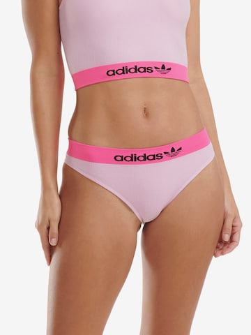 ADIDAS ORIGINALS Thong in Pink: front