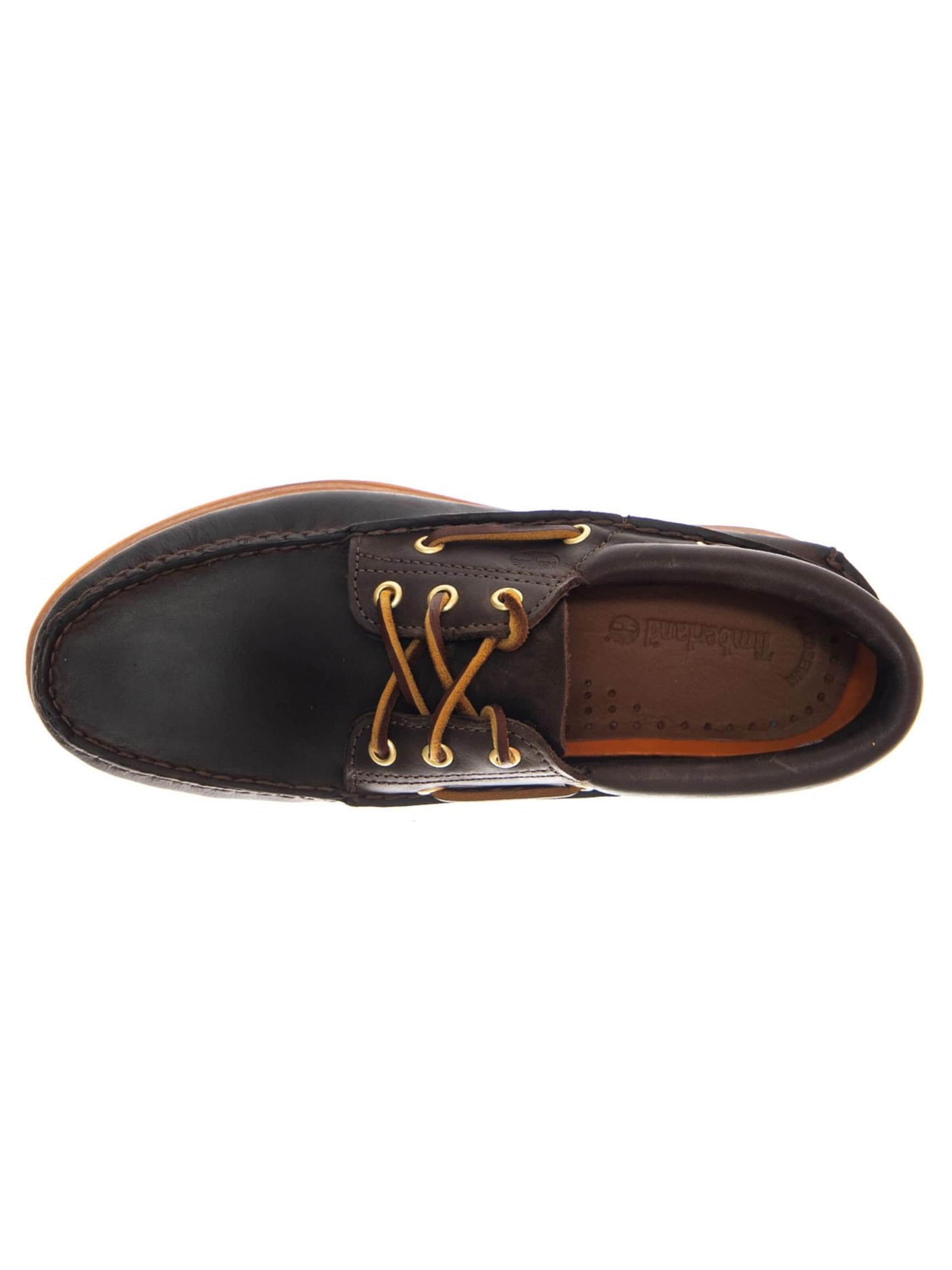 TIMBERLAND Mokassin 'CFTB Boat Shoe DK BRN F Grain' i brun