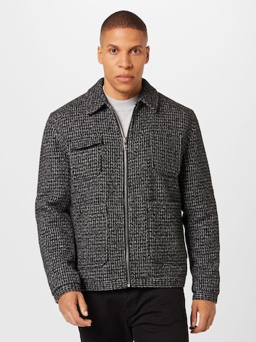 BURTON MENSWEAR LONDON Jacke in Schwarz: predná strana