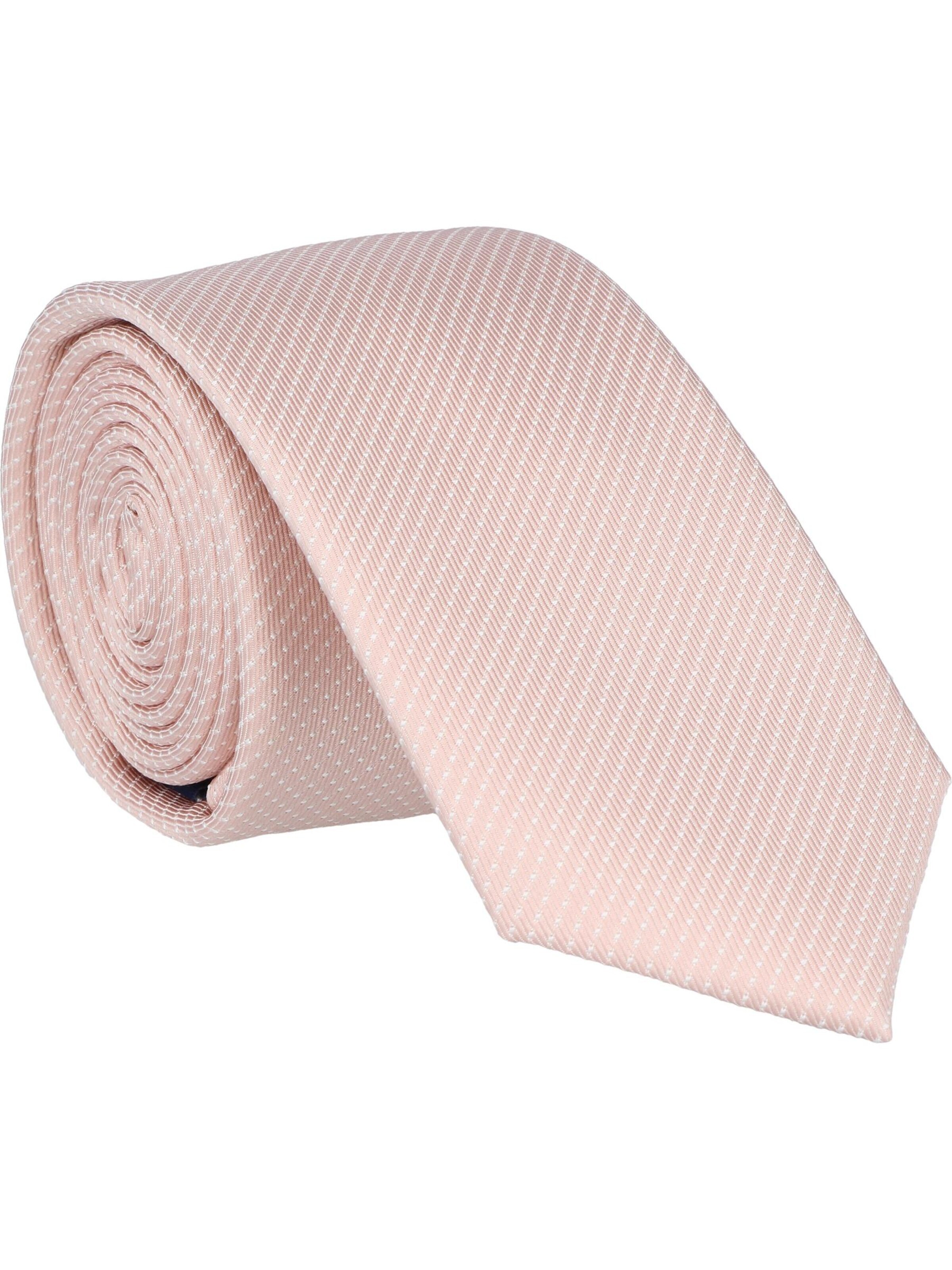 WILLEN Tie 'Tupfen' in Pink: front