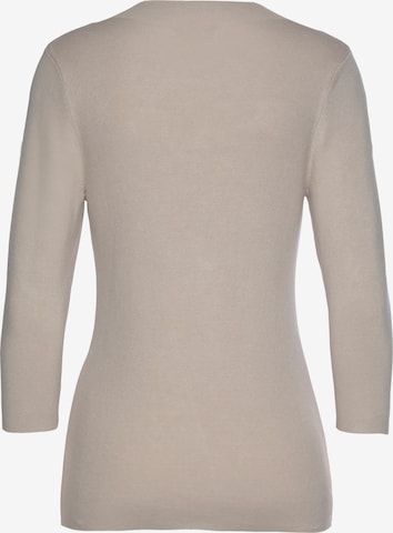 LASCANA Pullover in Beige