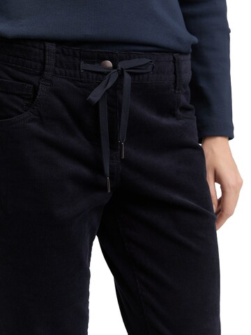 TOM TAILOR Tapered Trousers in Blue