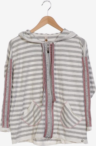 Tredy Sweatshirt & Zip-Up Hoodie in L in Grey: front