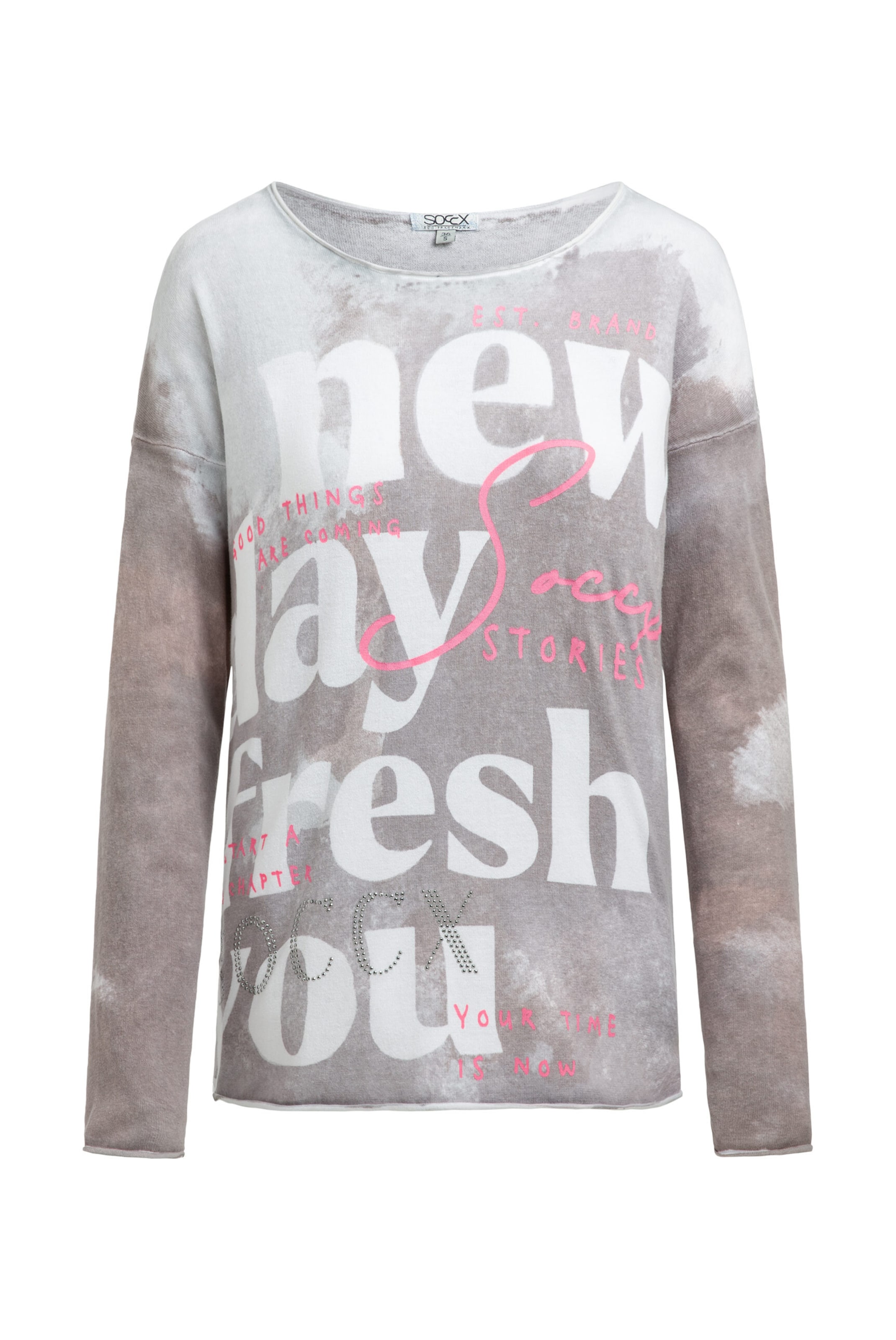 Soccx Sweater in Grey: front