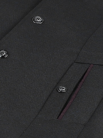 ALLTHEMEN Winter Coat 'Eiskante' in Black