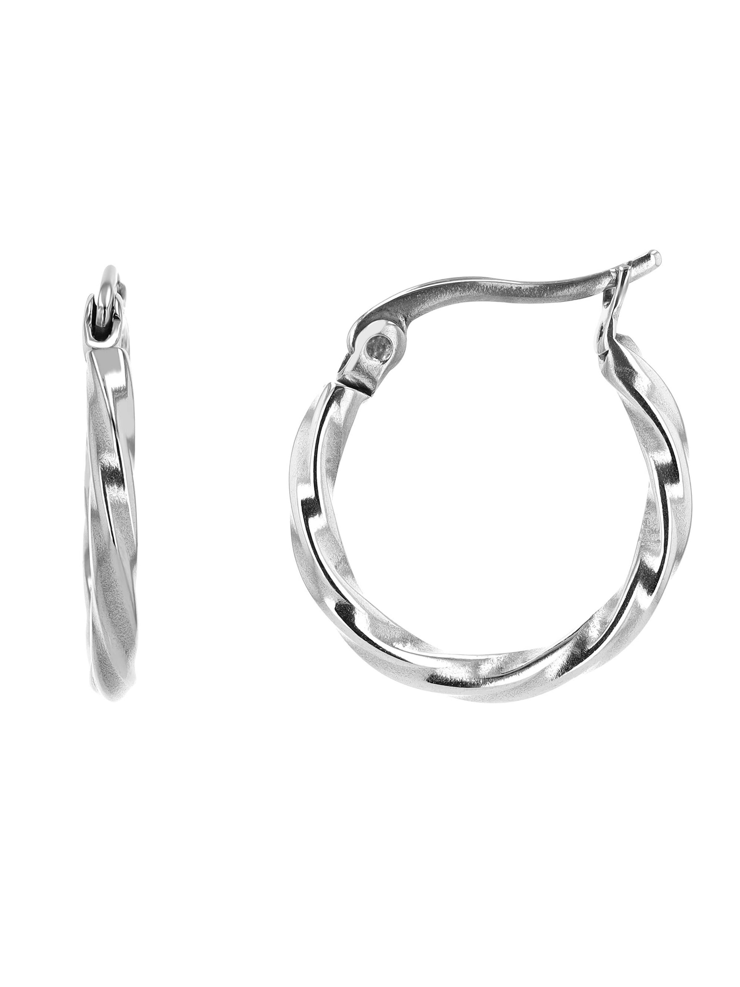 Akzent Earrings 'Schila, silberfarbig, langlebig' in Silver