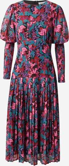 Suknelė iš Warehouse, spalva – smaragdinė spalva / pitajų spalva / ryškiai rožinė spalva / kraujo spalva, Prekių apžvalga