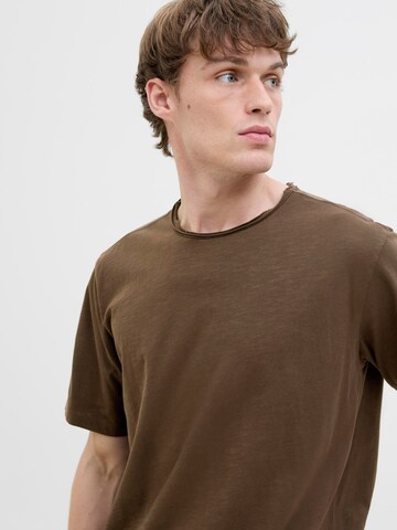 T-Shirt 'Basher' JACK & JONES en marron