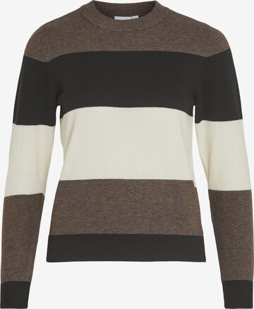 VILA Sweater in Brown: front