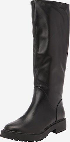 NLY by Nelly - Botas pelo tornozelo 'Clean' em preto: frente