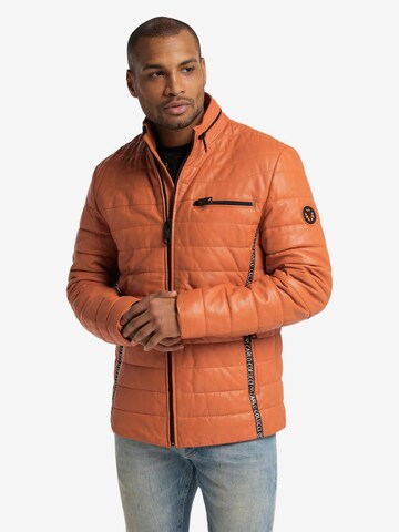 Carlo Colucci Jacke ' Gulf ' in Orange: predná strana