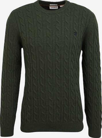 TIMBERLAND Sweater 'P-B' in Green: front