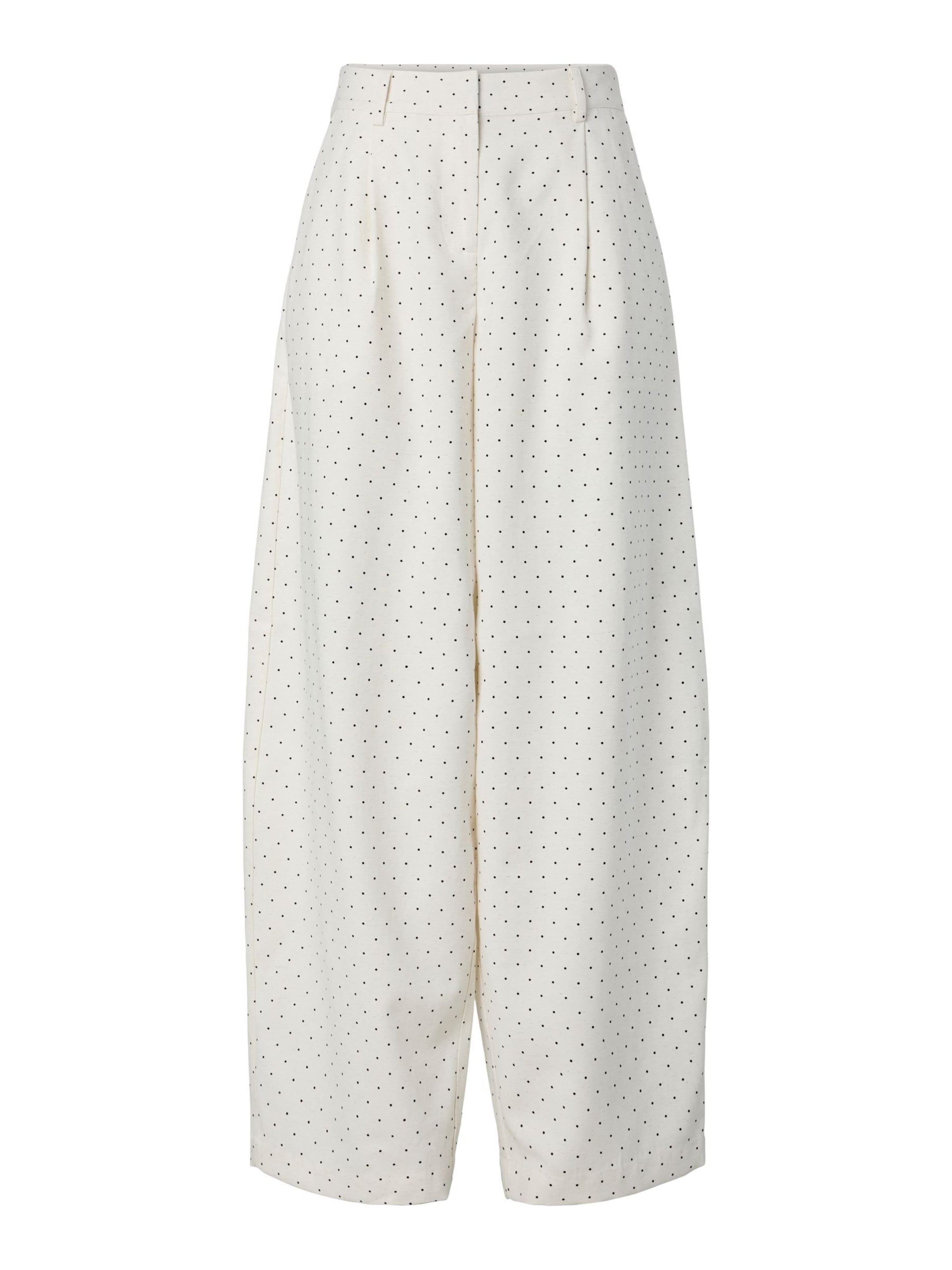 Pantaloni con pieghe in 38 YAS di colore nero / bianco, Visualizzazione prodotti