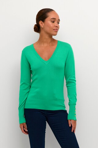 Pull-over 'Lizza' Kaffe en vert : devant