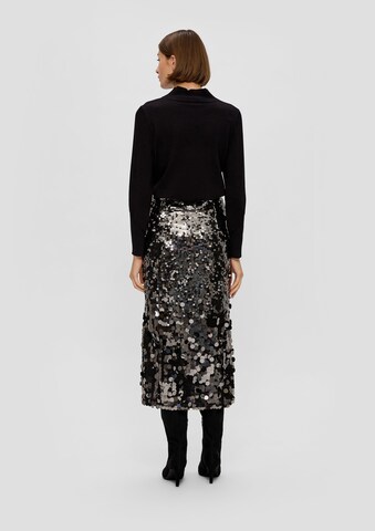 s.Oliver BLACK LABEL Rok in Zwart