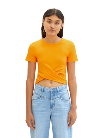 T-shirt TOM TAILOR DENIM en orange