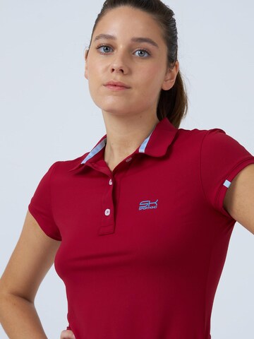 SPORTKIND Funktionsshirt 'Poloshirt'‌‌‌‌‌‌‌ in Rot