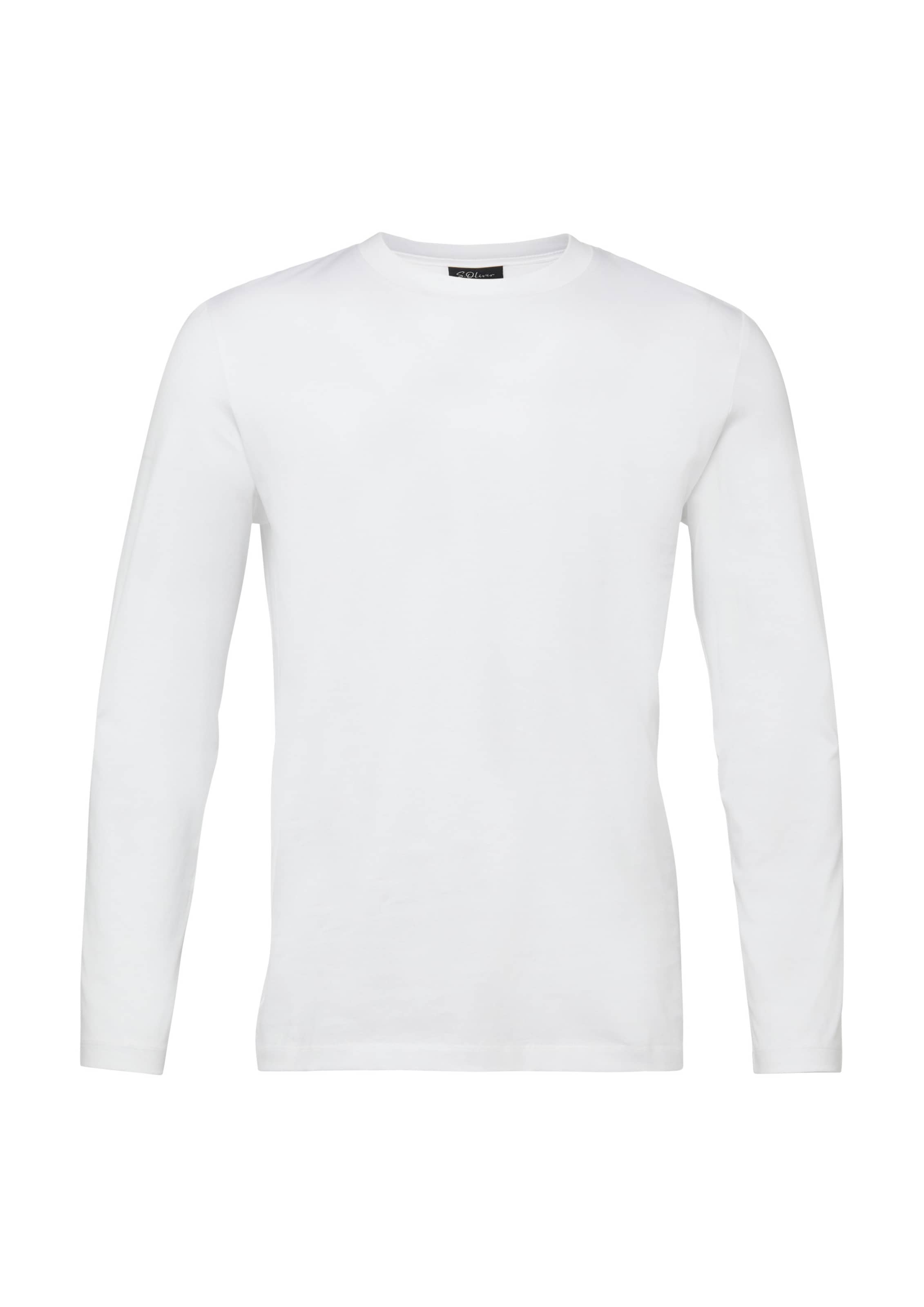 T-Shirt s.Oliver en blanc : devant