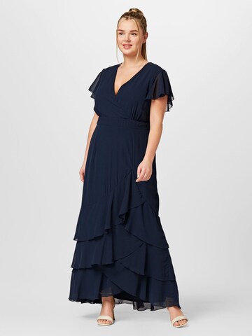 Coast Curve Kleid in Blau: Vorderseite
