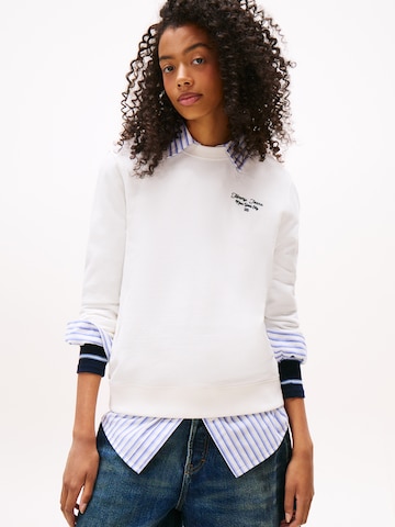 Tommy Jeans Tréning póló 'ESS' - fehér: elől
