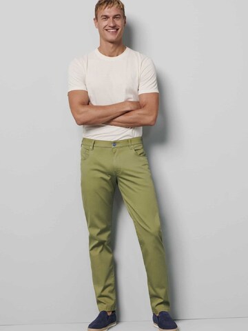 MEYER Regular Chino in Groen