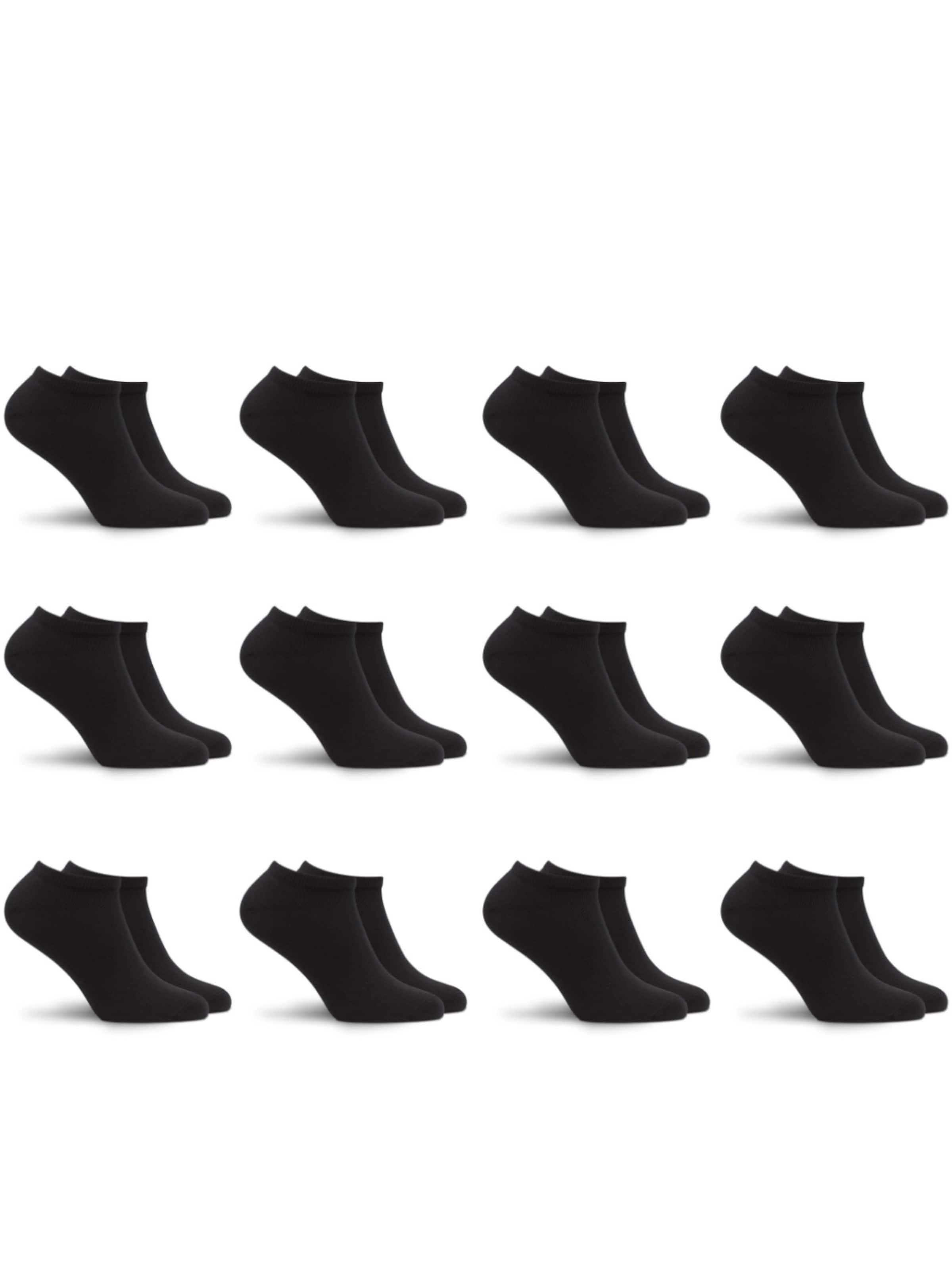 Sukats Ankle socks 'The Sneaker Socks Enkelsokken' in Black: front