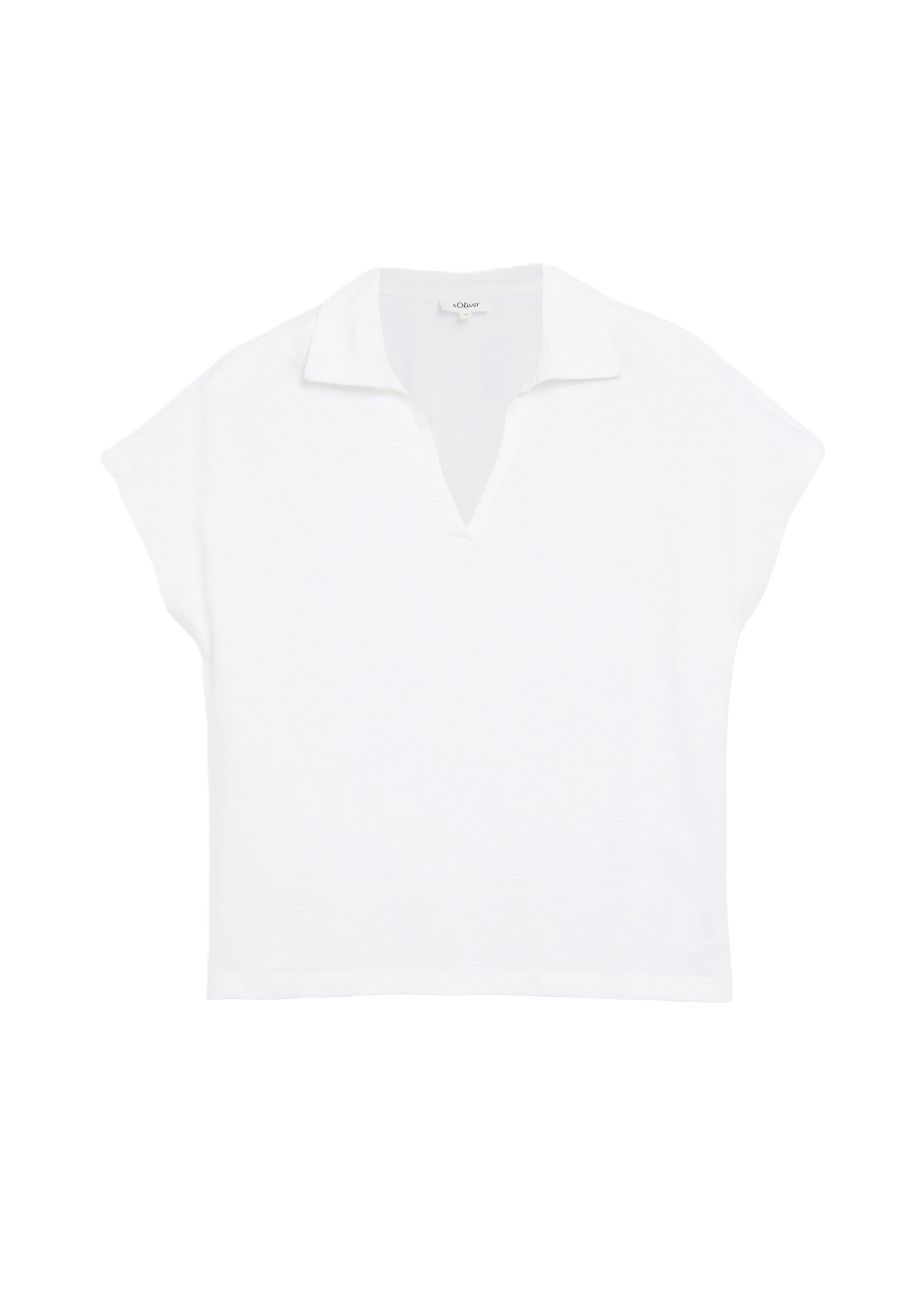 T-shirt s.Oliver en blanc : devant