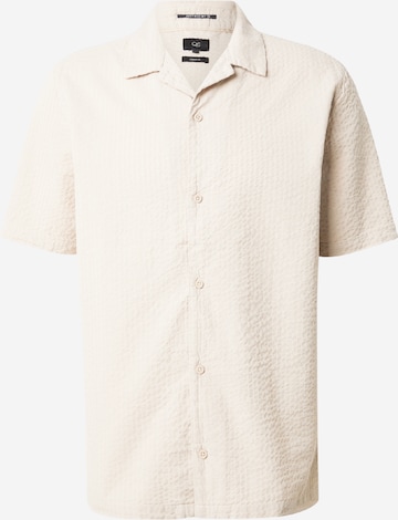 QS Button Up Shirt in Grey: front