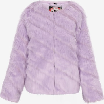 myMo ROCKS Kurtka przejściowa w kolorze fioletowy: przód
