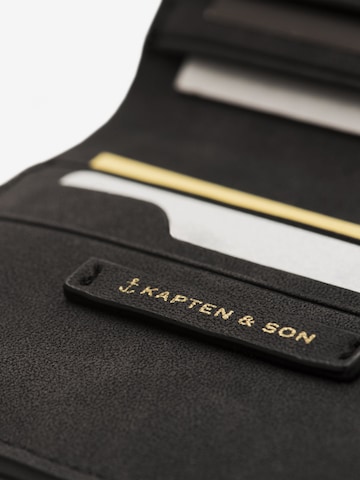 Kapten & Son Kotelo 'Wallet Pantheon Black' värissä musta